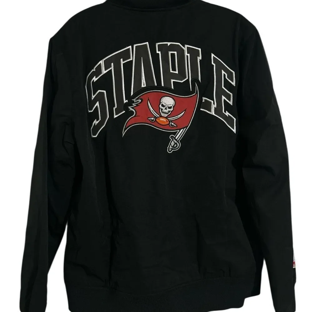 Men's NFL x Staple Red Tampa Bay Buccaneers Reversible Core Jacket Size-Small